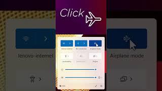 How To Turn Airplane Mode On or Off in Windows 11  Lenovo Support Quick Tips