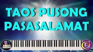 TAOS PUSONG PASASALAMAT  -  HIGH VOICE MIDI KARAOKE    FOR SOPRANO    TENOR  