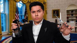 ASMR  The Presidential Haircut  Secret Service Roleplay