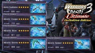 WARRIORS OROCHI 3 Ultimate Definitive Edition  Mystic Weapon +81