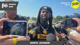 Steelers training camp Donte Jackson praises Joey Porter Jr. plans to make big plays