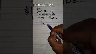 Menentukan nilai Logaritma - Matematika SMA #shorts