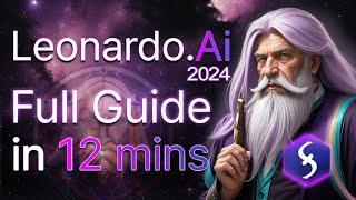 Leonardo AI - Tutorial for Beginners in 12 MINS   FULL GUIDE 2024 