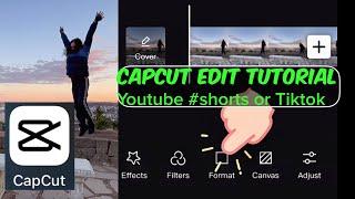 How to create Youtube #shorts or Tiktok video  CAPCUT tutorial - Resize Free Music Curve