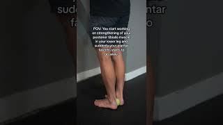 A weak posterior tibialis may be the true culprit for your planter fasciitis #footpain