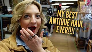 my best shopping haul yet  Visiting Canadas largest Antique Mall