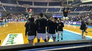 SLAM DUNK WARM UPS by the  UP Fighting Maroons  vs. NU