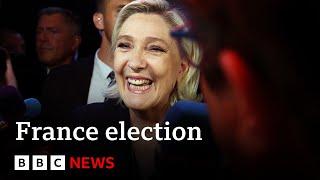 France’s far right celebrates lead after first round of parliamentary elections  BBC News