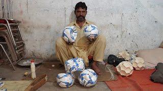 Amazing Technique of Making Football Hand Stitched Footbal Making Process With Magnificent Effort