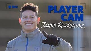 PLAYER CAM JAMES RODRIGUEZ  EVERTON IN TRAINING