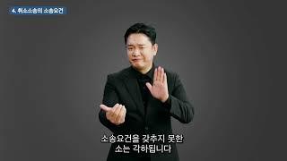 행정소송절차에 관한 설명 취소소송의 소송요건