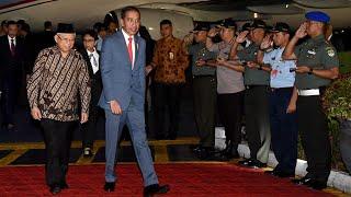 Presiden Jokowi Tiba di Tanah Air usai Lawatan ke Australia Jakarta 10 Februari 2020