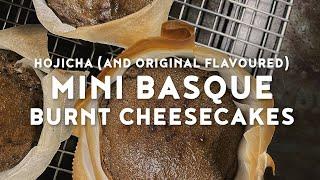 IG Live Mini Hojicha Basque Cheesecake Bake Along