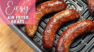 Easy Air Fryer Brats Recipe  Munchy Goddess