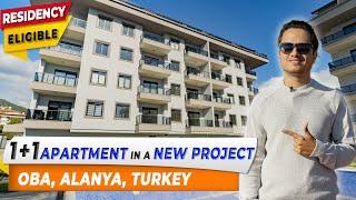 NEW 1 bedroom apartment full amenities in heart of OBA ALANYA TURKEY Residency permit eligible