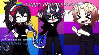 •°—️‍+happy pride month+️‍️‼️—•° ft.me & my gf gacha  do not repost my video