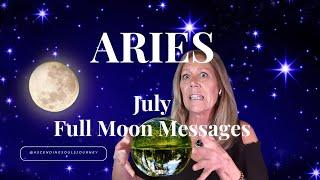 Aries - Someone Is Watching to Help Your Shift - July Full Moon Messages