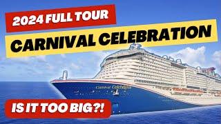 Carnival Celebration 2024 Full Ship Tour  Bonus Tips & Secrets