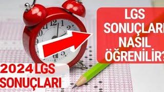 LGS SONUÇLARI NASIL ÖĞRENİLİR? 2024 LGS Sonucuna Nasıl Bakılır? LGS Sonucu öğrenme