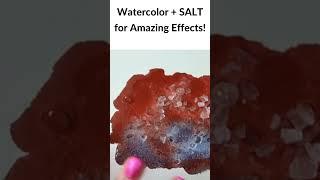 Try THIS Salt + Watercolor for Amazing Effects