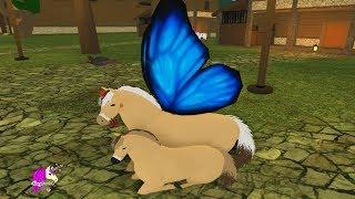 My New Family  Roblox Horse World Online Game Play Video