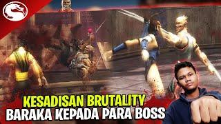 SEKUAT APA BRUTALITY BARAKA MELAWAN SEMUA BOSS  - Mortal Kombat Shaolin Monks HARD PS2