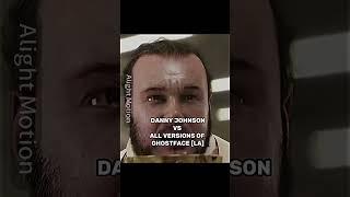 DANNY JOHNSON VS ALL VERSIONS OF GHOSTFACE LA #horrorshorts