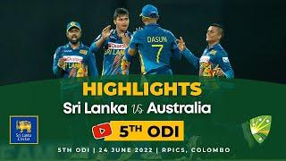 5th ODI Highlights  Sri Lanka vs Australia 2022