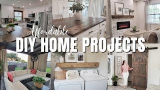 DIY HOME PROJECTS ON A BUDGET  DIY project updates  MY favorite affordable home projects 