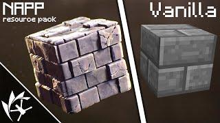 NAPP For Free - NAPP Lite vs Vanilla Minecraft 4K60FPS