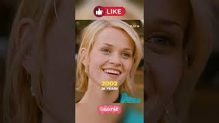 Reese Witherspoon evolution 1991 - 2024 #ReeseWitherspoon #evolution #actress #hollywood #thenandnow