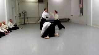 Aikido  Two Attackers - Running Front Grabs