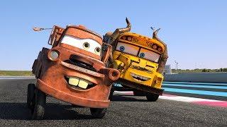 Backwards Driving Extravaganza Tow-Mater Lightning McQueen Cruz Ramirez Jackson Storm Part 11