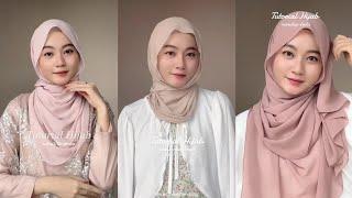 TUTORIAL HIJAB PASHMINA UNTUK KE ACARA KELUARGA DAN REUNI SEKOLAH  MUDAH BAGI PEMULA