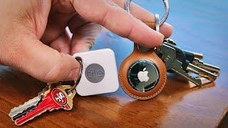 Apple AirTag vs. Tile Battle of the Bluetooth trackers