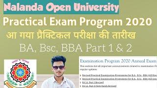 Revised Practical Exam 2020  BA B.sc BBA  Nalanda Open University