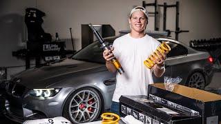 The E92 M3 GETS NEW MODS  SUSPENSION UNBOXING + NEW COSMETIC MODS