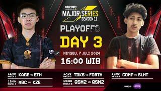 CODM Major Series Season 11 - Playoff Day 3 l Garena Call of Duty® Mobile Indonesia