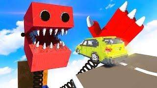 Crashing Cars Into Boxy Boo - Teardown Mods Multiplayer