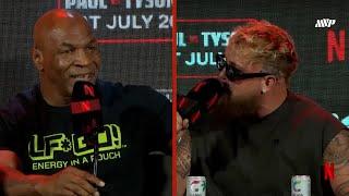 Jake Paul vs. Mike Tyson Highlights from press conference in Texas