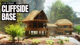 Lets Build A Cliffside Base - Ark Survival Ascended