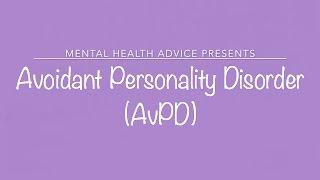 Avoidant Personality Disorder AvPD