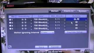 How To Turn off the alarm beeping sound from the DVR