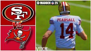 49ers vs Buccaneers Week 10 Simulation Madden 25 Rosters