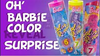 Unboxing Barbie color reveal surprise #unboxing #asmr #barbie