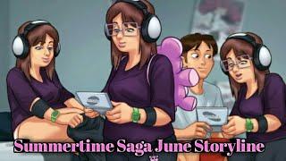 Smmertime Saga June Storyline  June Full Walkthrough Summertime saga Mrs. Johnson Storyline 