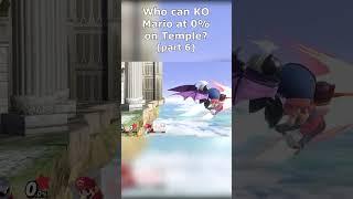 Who Can KO Mario at 0% on Temple? - Part 6