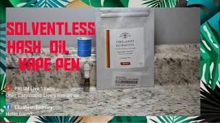 Solventless Hash Oil Vape Pen Live Review