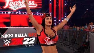 WWE 2K22 NIKKI BELLA GRAPHICS MOD