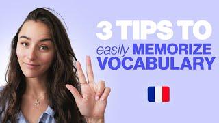 How to finally memorize French vocabulary 